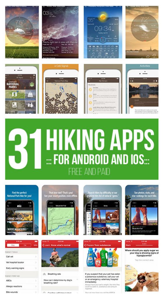31 Best Hiking Apps for Android and iOS (FREE and PAID)