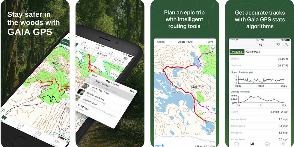 Gaia GPS Hiking App