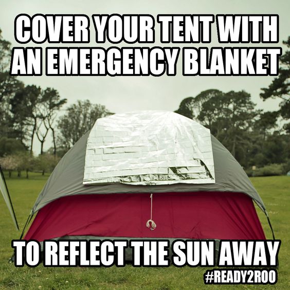 2. Keeping your tent cool