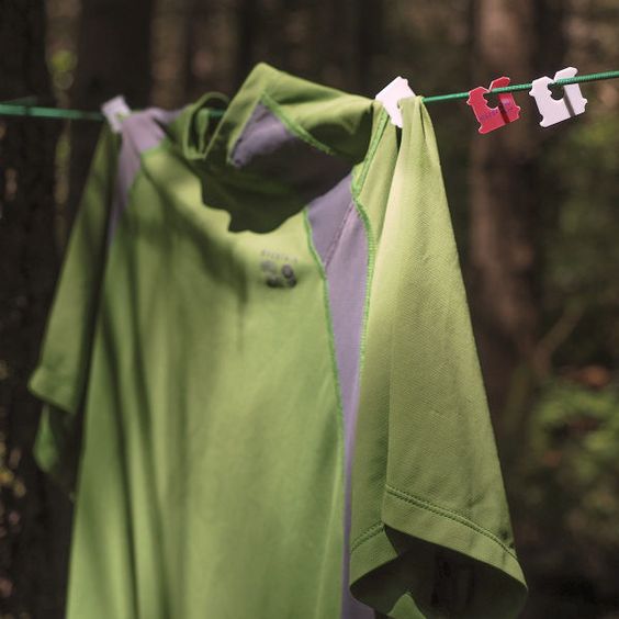 Hang clothes up with bread tags