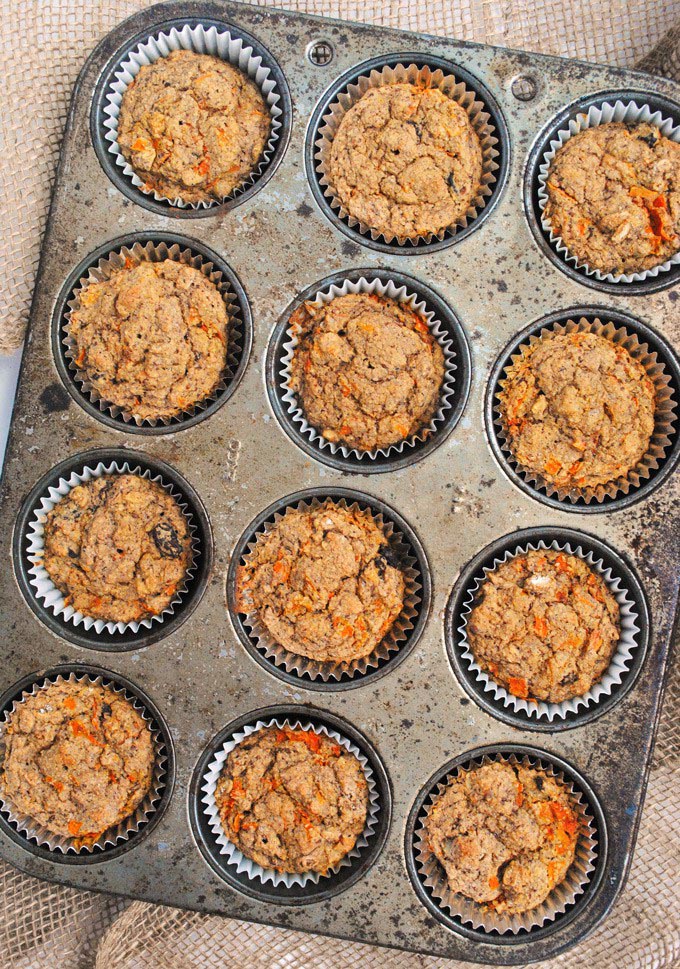 Make-Ahead Carrot Cake Muffins