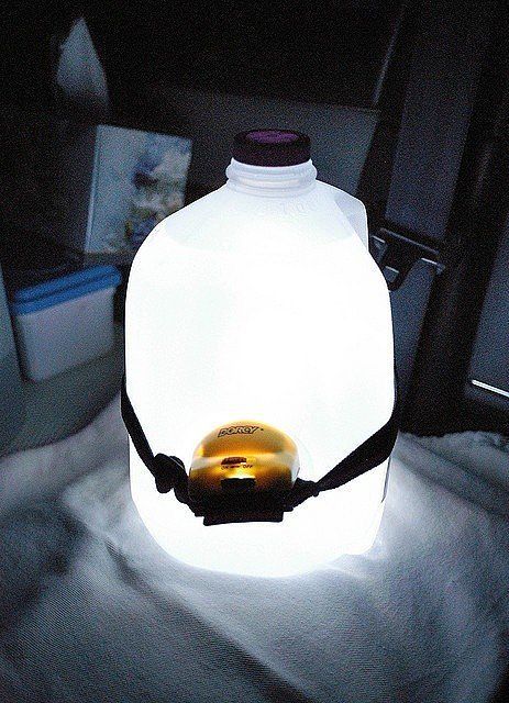 Make a makeshift lantern