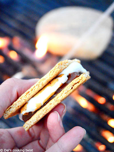 Making s’mores