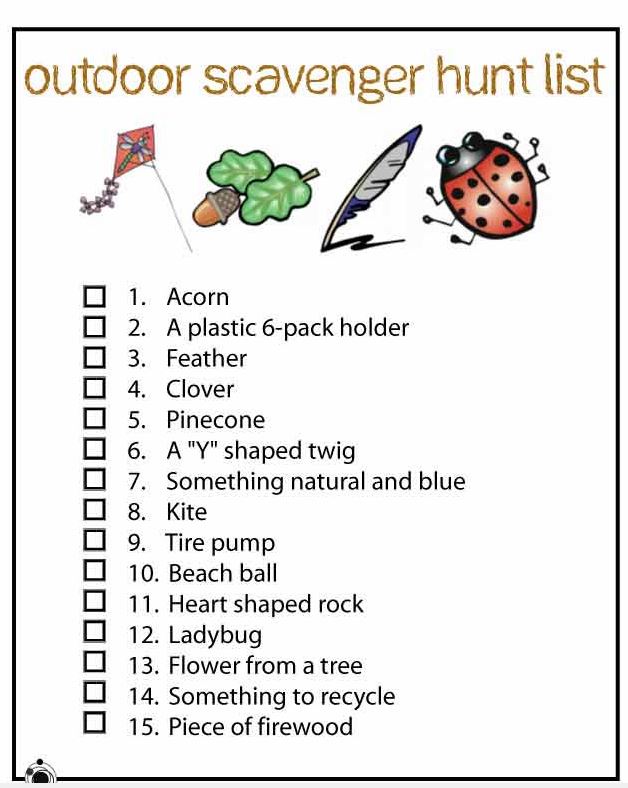 Nature Scavenger Hunt